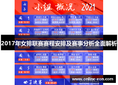 2017年女排联赛赛程安排及赛事分析全面解析 2017年女排联赛赛程安排及赛事分析全面解析